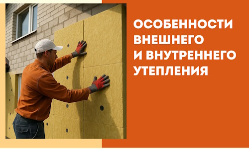 Какие особенности внешнего и внутреннего утепления в Ступино