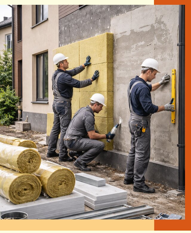 Утепление таунхауса в Ступино от 7484 руб/м2 — комплекс под ключ | ТепломастерСтп