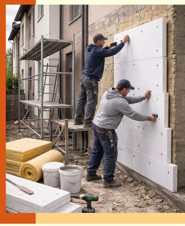 Утепление таунхауса с гарантией комфорта в Ступино