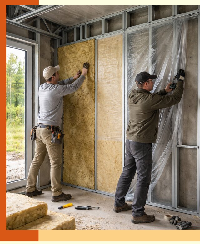 Утепление дома из ЛСТК в Ступино с гарантией качества и эффективности