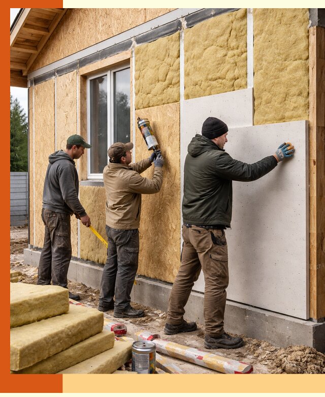 Профессиональное утепление дома из SIP-панелей в Ступино