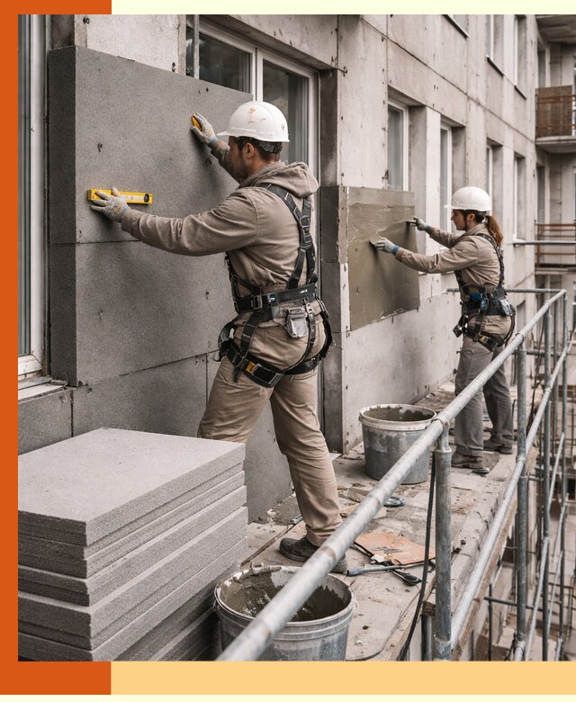 Утепление квартиры снаружи под ключ в Ступино