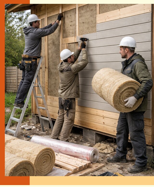 Утепление бани снаружи в Ступино профессионально и надежно