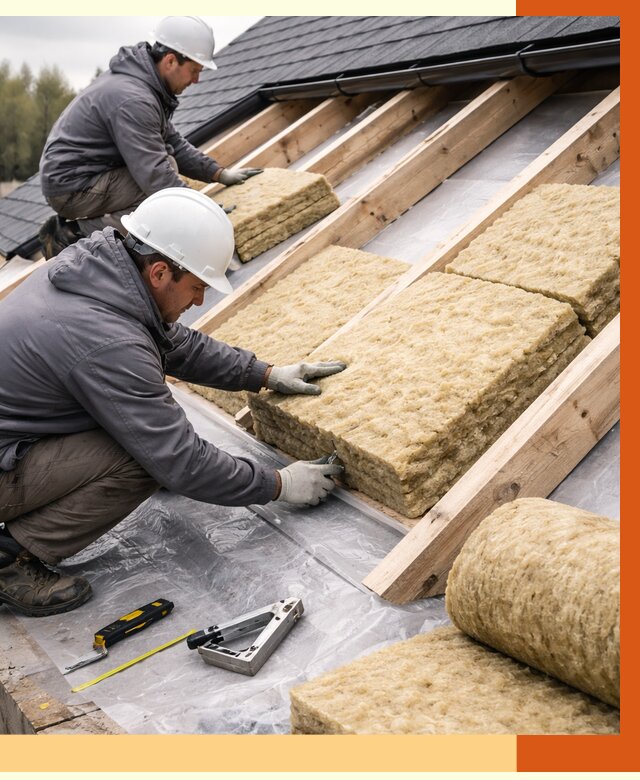 Утепление крыши в Ступино от 1923 руб./м2 — комплексное утепление кровли | ТепломастерСтп