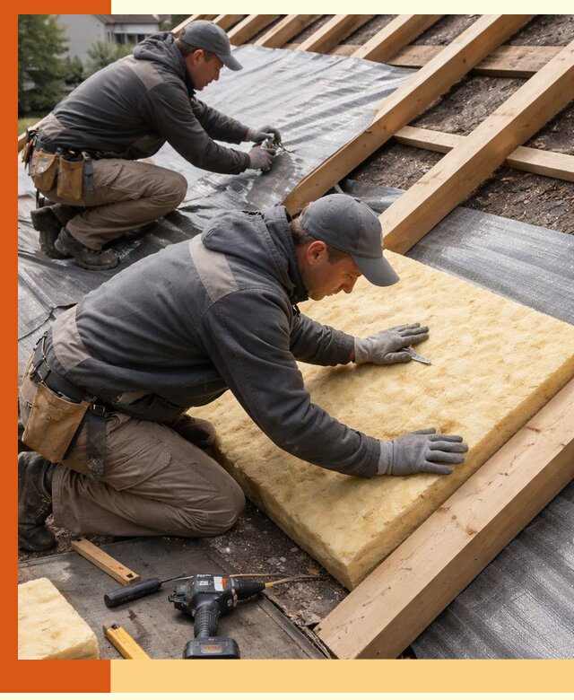 Профессиональное утепление крыши в Ступино качественно и надежно