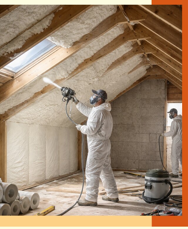 Утепление мансарды ППУ в Ступино от 2858 руб./м² — заказать под ключ | ТепломастерСтп