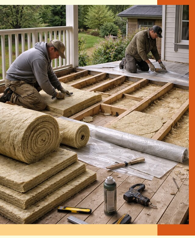 Утепление террасы в Ступино от 4365 руб./м2 — утеплить террасу под ключ | ТепломастерСтп