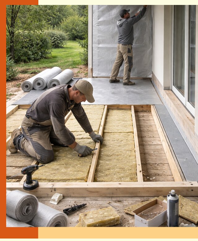 Утепление террасы в Ступино — тепло и защита круглогодично