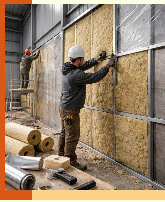 Утепление ангара в Ступино — профессиональная теплоизоляция помещений