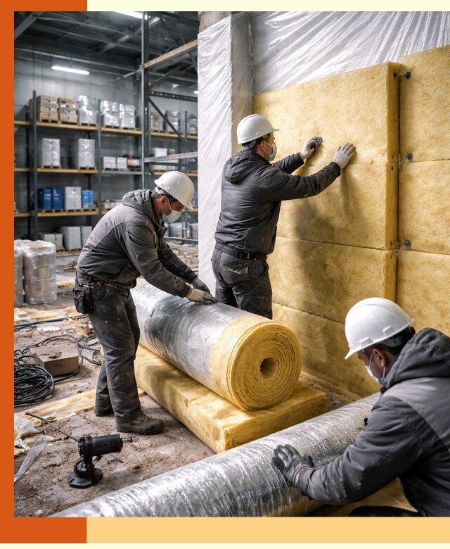 Утепление склада химсырья в Ступино: безопасная и эффективная изоляция