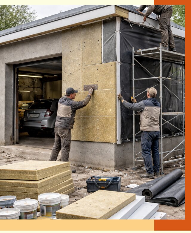 Утепление автосервиса в Ступино ппу, пеноизоляция, от 15071 руб/м2 — ТепломастерСтп