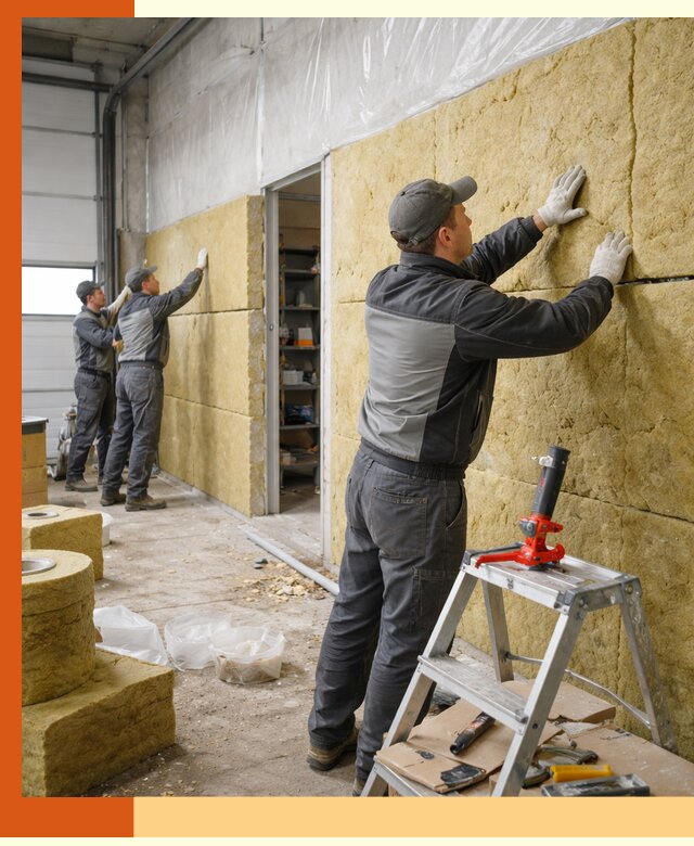 Утепление автосервиса и мастерских в Ступино качественно и надёжно