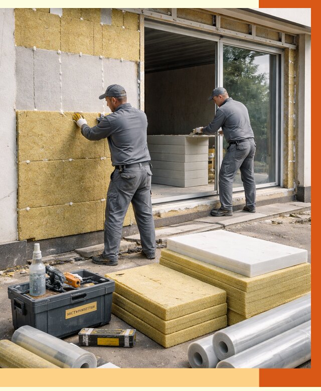 Утепление торгового павильона в Ступино от 15071 руб./м² под ключ | ТепломастерСтп