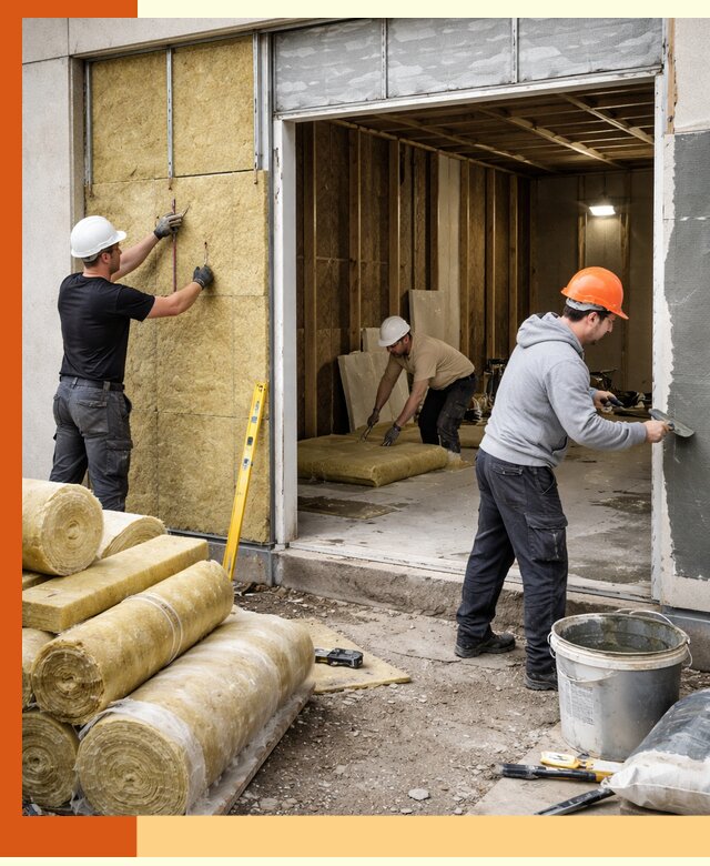 Утепление торгового павильона в Ступино — качественно и энергоэффективно