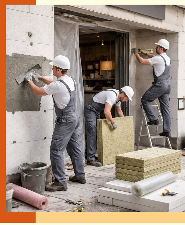 Утепление кафе в Ступино: профессиональная теплоизоляция и монтаж