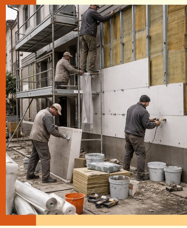 Утепление гостиницы под ключ в Ступино с гарантией качества