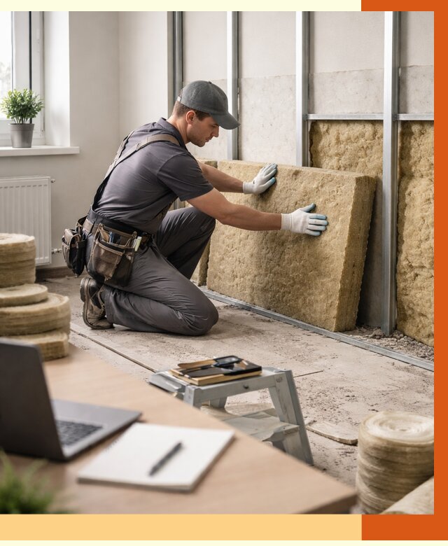 Утепление офиса в Ступино от 4677 руб/м2 — комплексное утепление офиса под ключ | ТепломастерСтп