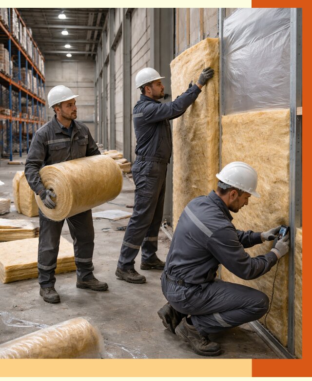 Утепление логистического центра в Ступино от 4677 руб/м² под ключ | ТепломастерСтп