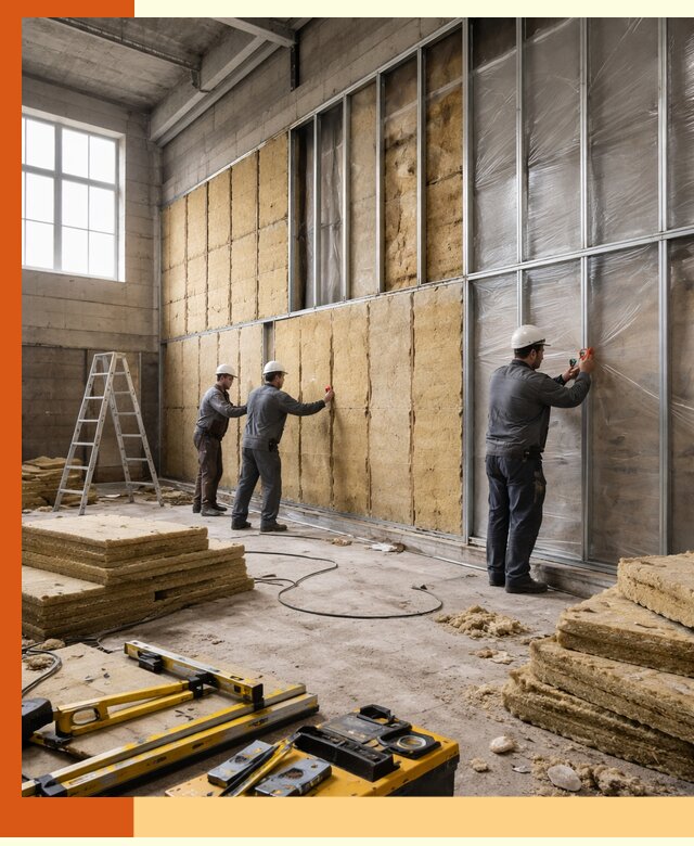 Утепление спортивного зала в Ступино качественно и недорого