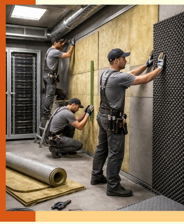 Утепление серверной комнаты профессионально в Ступино