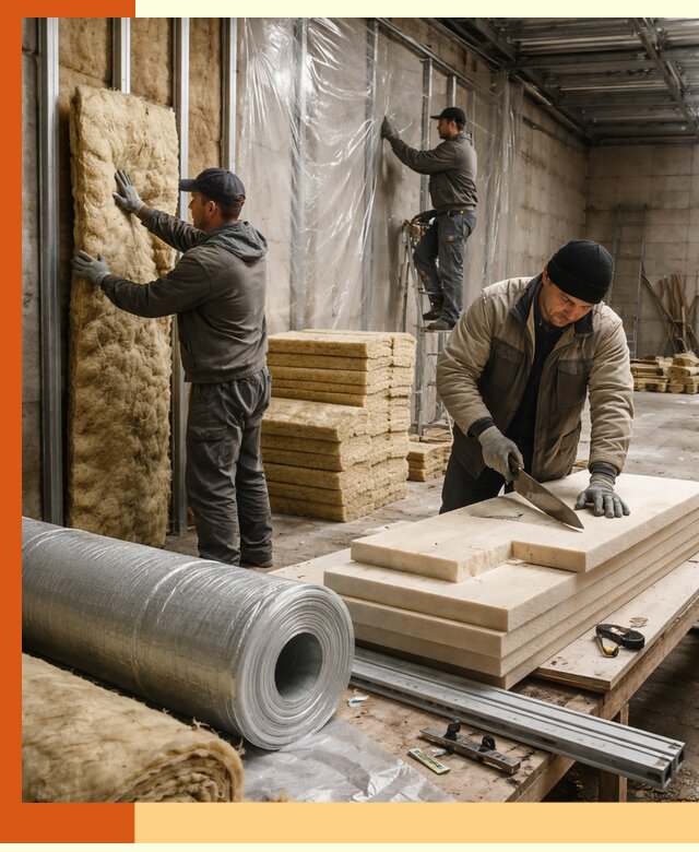 Утепление торгового склада в Ступино с энергоэффективными решениями