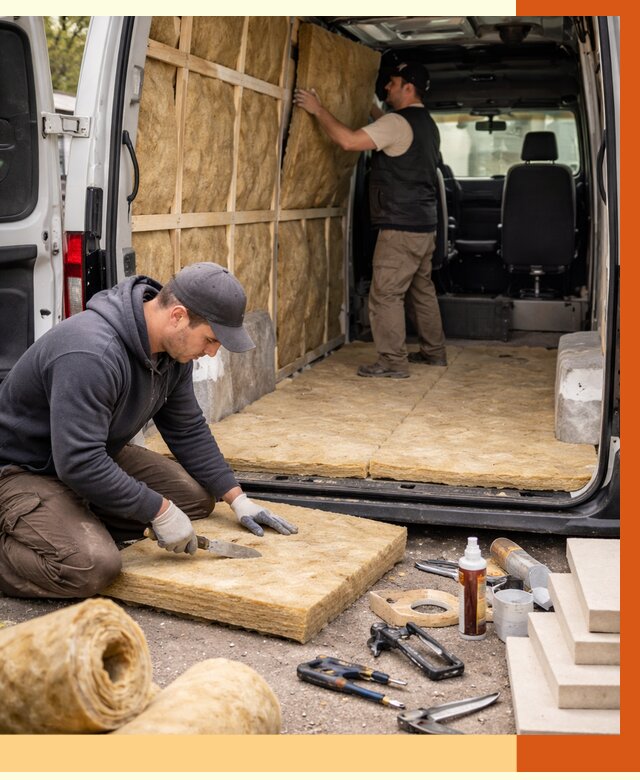 Утепление кемпера в Ступино под ключ от 12473 руб. — профессионально | ТепломастерСтп