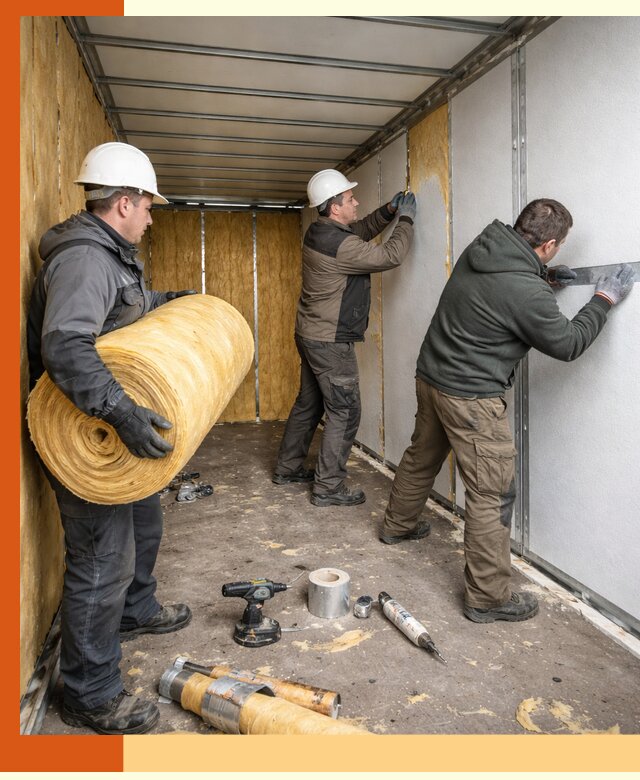 Утепление рефрижераторного контейнера в Ступино профессионально и надежно