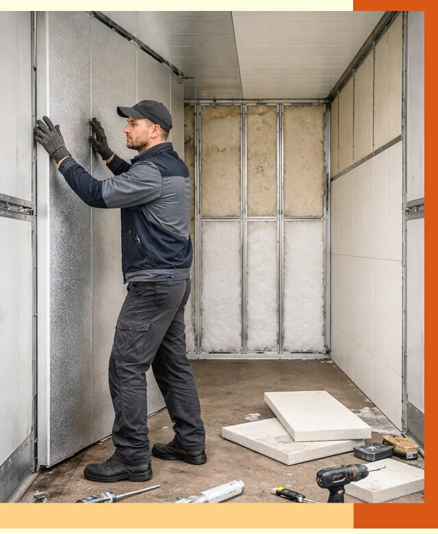 Утепление холодильного кузова в Ступино от 14032 руб. под ключ | ТепломастерСтп