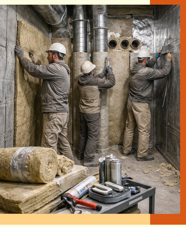 Утепление венткамеры в Ступино под ключ от 1507 руб. — профессионально | ТепломастерСтп