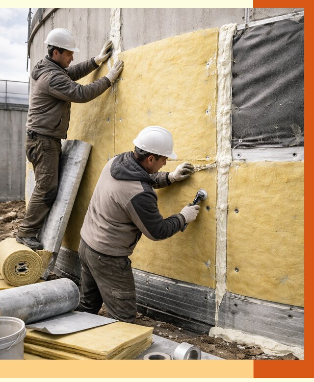 Утепление резервуара в Ступино от 28584 руб/м2 — монтаж ППУ и комплекс под ключ | ТепломастерСтп