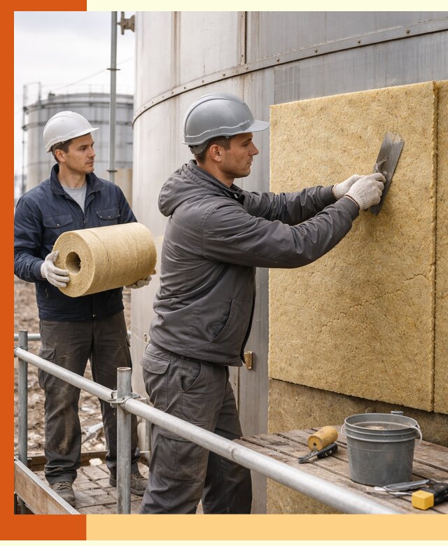 Профессиональное утепление резервуара и теплоизоляция в Ступино