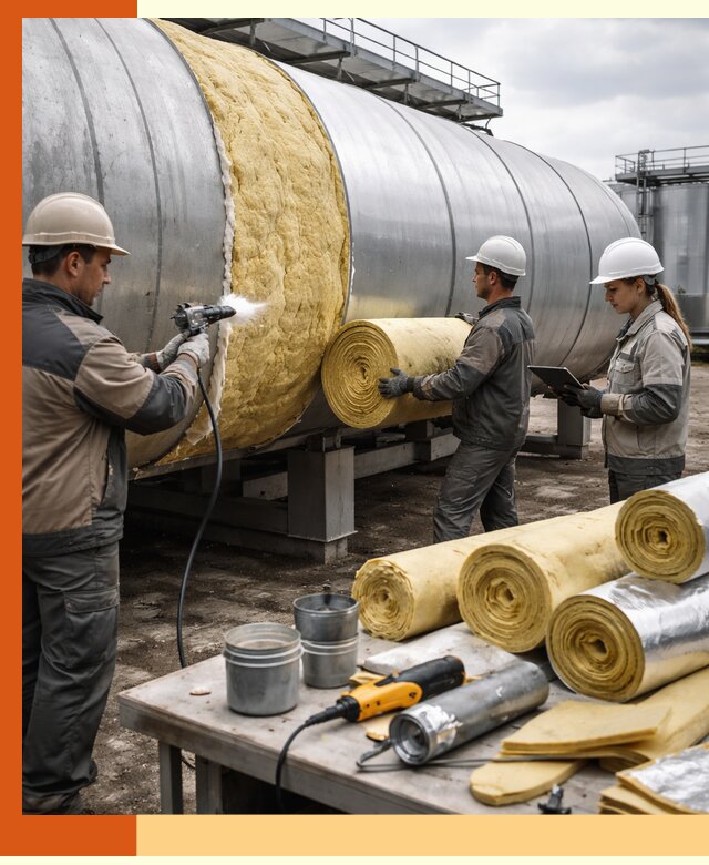 Утепление цистерны в Ступино — утеплители и монтаж под ключ