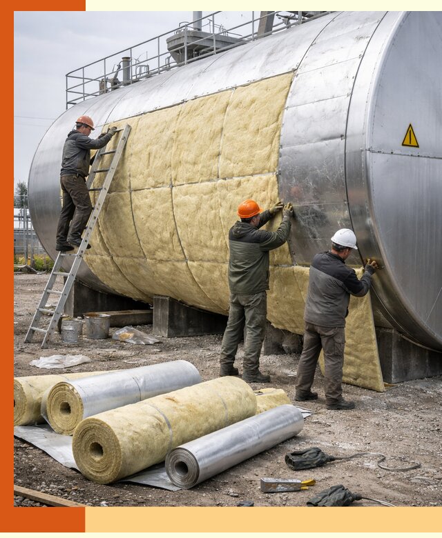 Утепление резервуаров с топливом в Ступино надежно и экономично