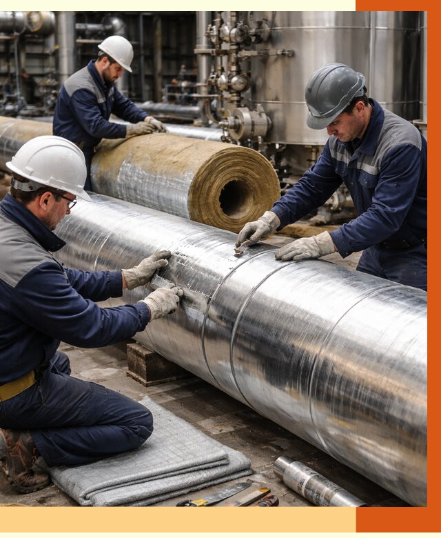 Утепление технологического оборудования в Ступино от 4365 руб. за м2 | ТепломастерСтп