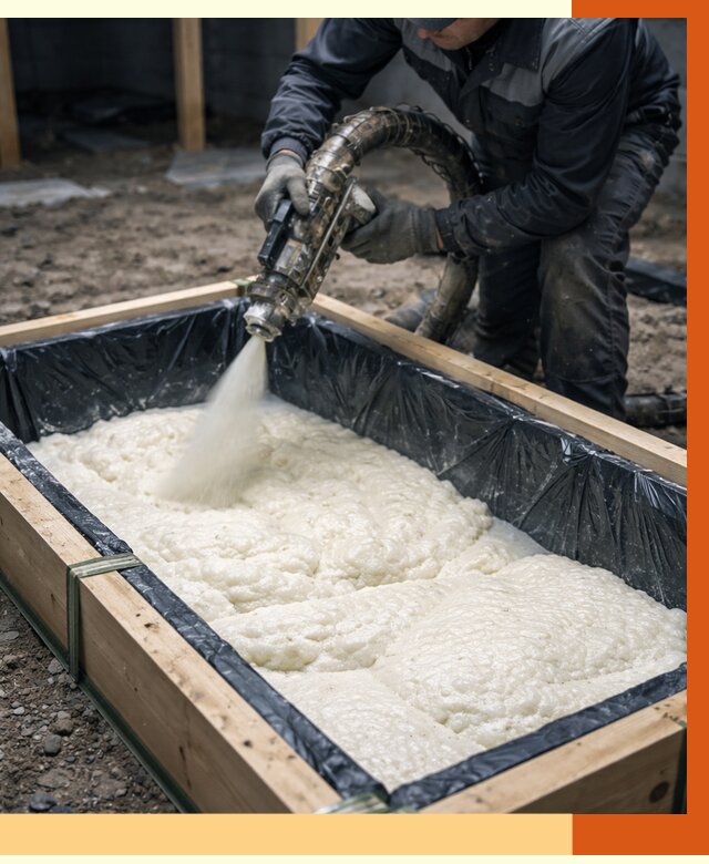 Заливка ППУ в формы в Ступино от 2599 руб. — утепление форм под ключ | ТепломастерСтп