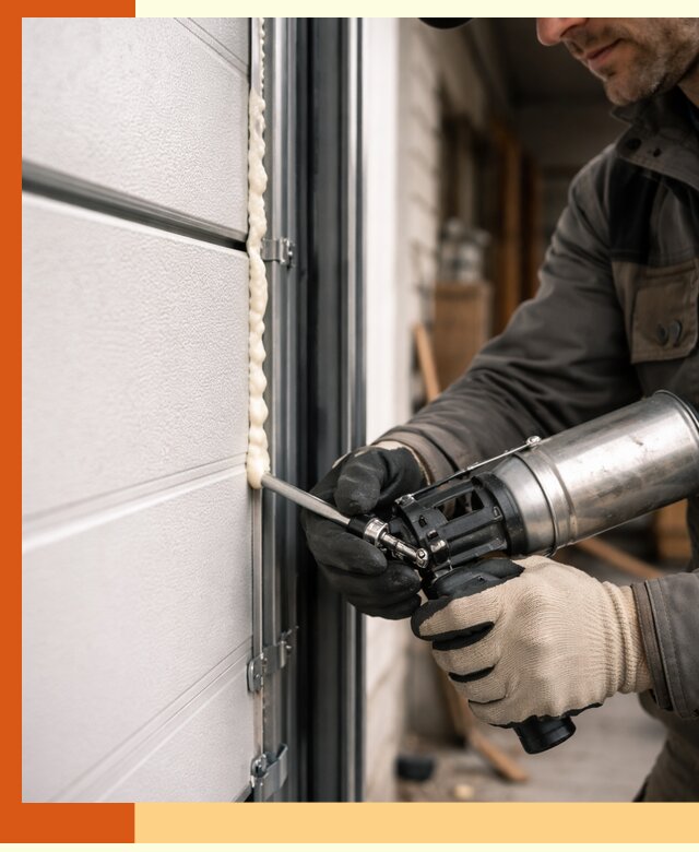 Заполнение пустот ворот в Ступино профессионально и герметично