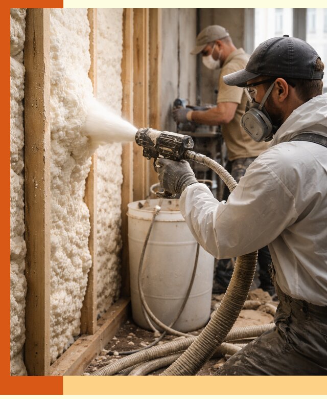 Утепление пеноизолом жилых и коммерческих объектов в Ступино