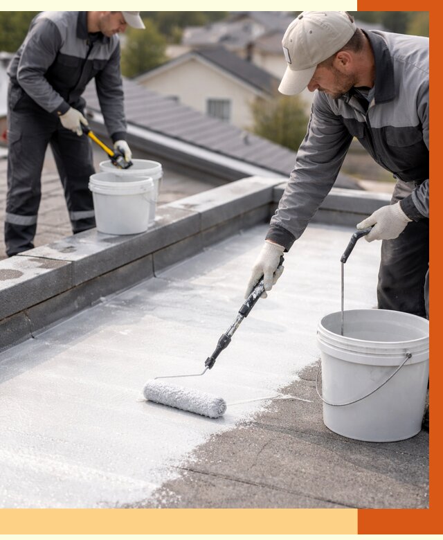 Утепление кровли жидкой теплоизоляцией в Ступино от 2235 руб./м2 | ТепломастерСтп