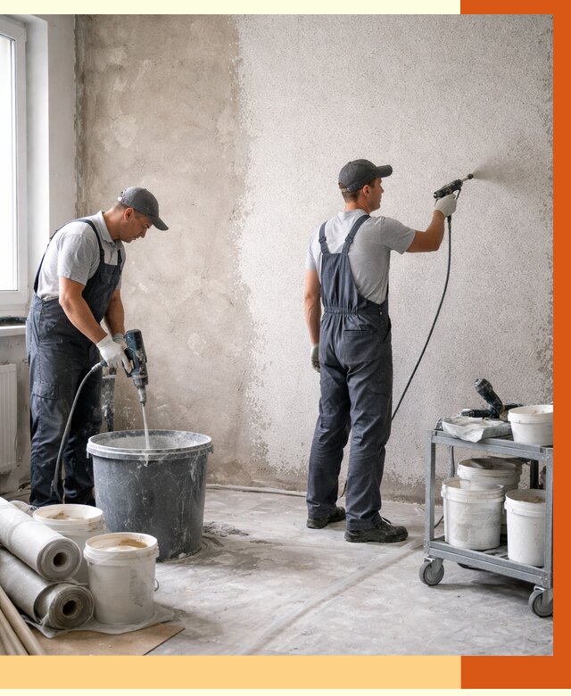 Утепление стен жидкой теплоизоляцией в Ступино от 4365 руб/м² | ТепломастерСтп