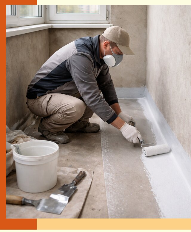 Утепление балкона жидкой теплоизоляцией в Ступино