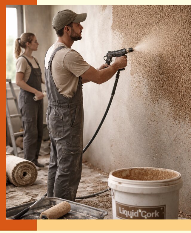 Утепление стен жидкой пробкой в Ступино эффективное и долговечное