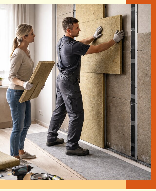 Профессиональная шумоизоляция квартиры в Ступино от 7796 руб. за м2 | ТепломастерСтп