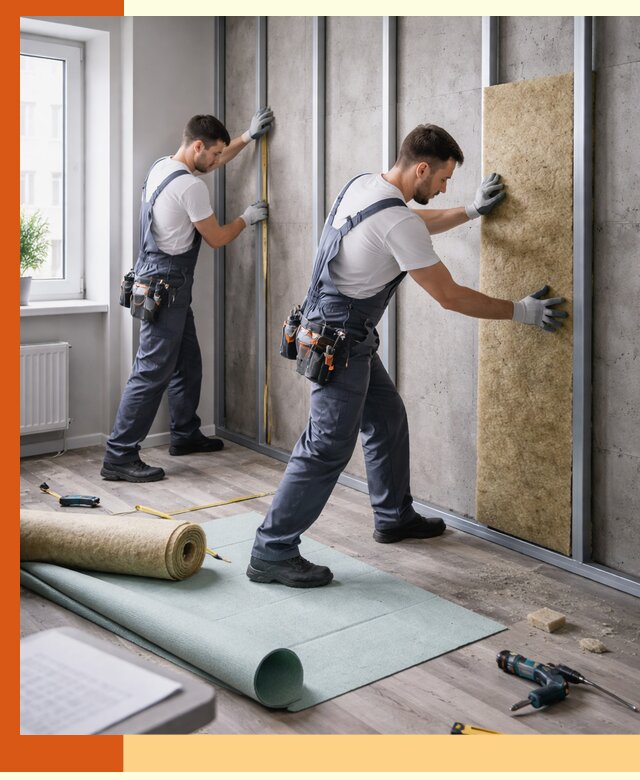 Шумоизоляция квартиры под ключ в Ступино — профессионально и гарантированно