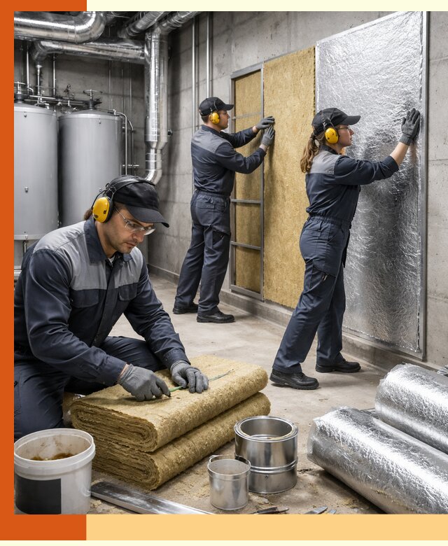 Шумоизоляция котельной в Ступино: профессиональный монтаж и материалы