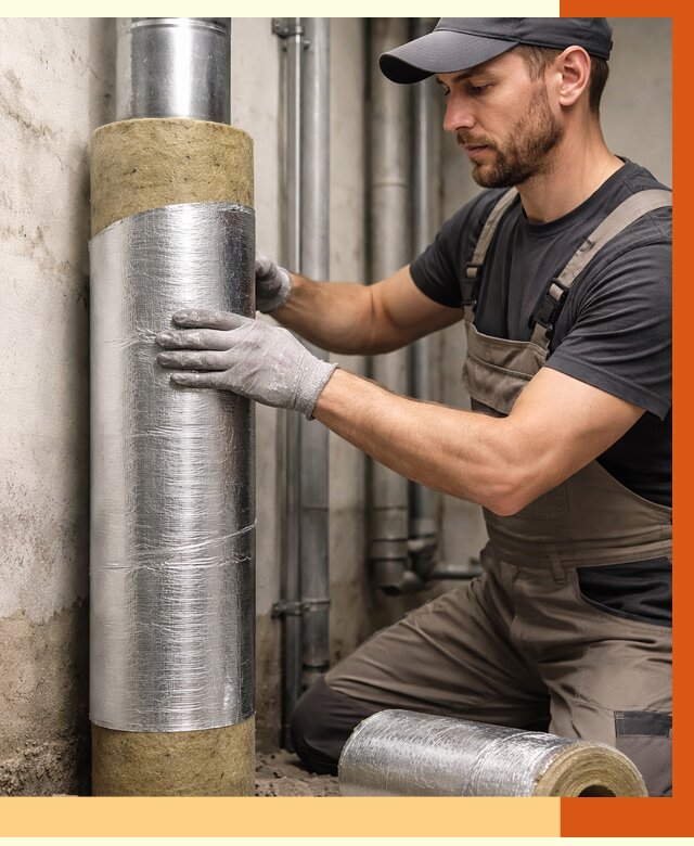 Шумоизоляция труб в Ступино от 1247 руб. — шумоподавление и звукоизоляция труб | ТепломастерСтп