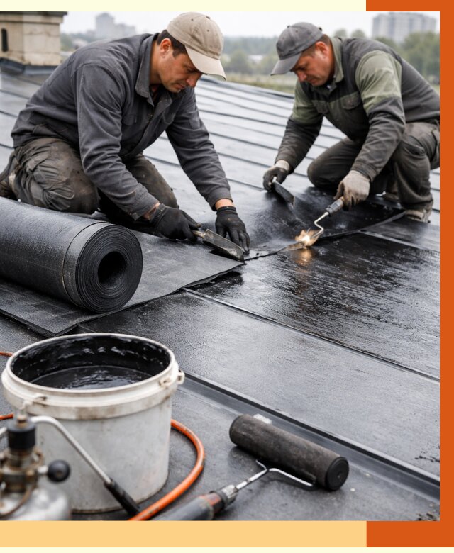 Гидроизоляция фальцевой кровли в Ступино от 7796 руб. под ключ | ТепломастерСтп