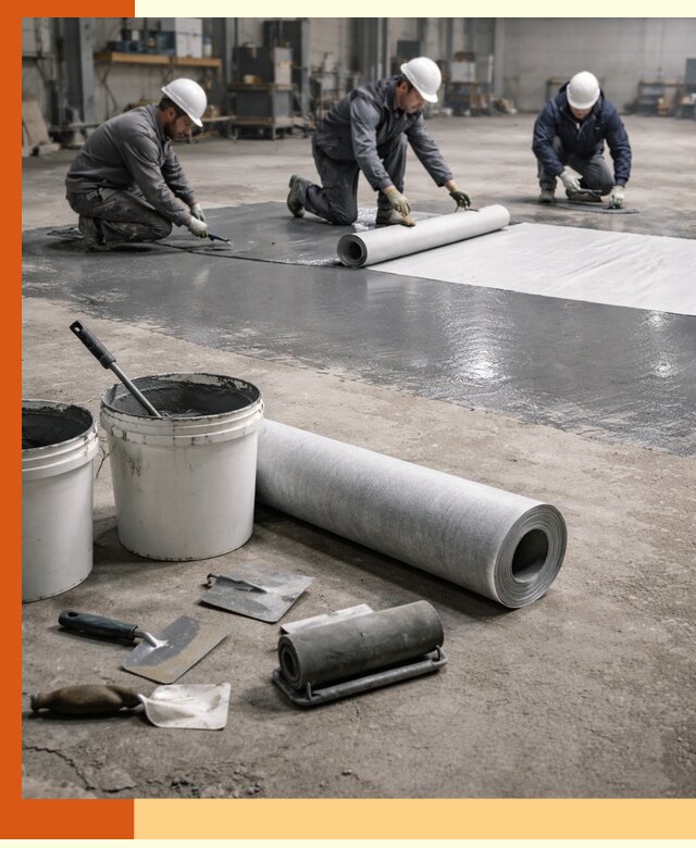 Гидроизоляция промышленного пола в Ступино — защита и долговечность