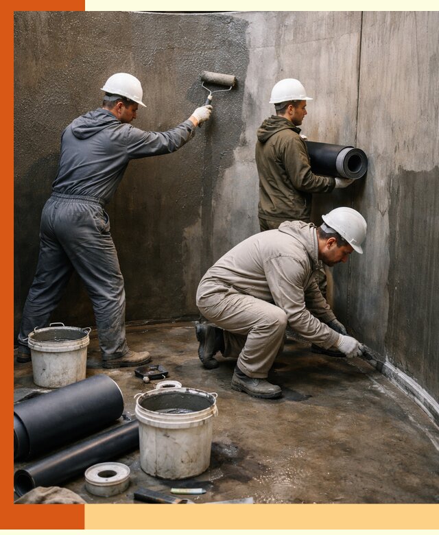 Гидроизоляция резервуара профессионально в Ступино