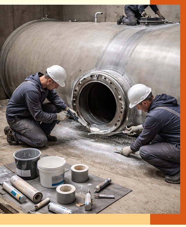 Гидроизоляция резервуара с топливом в Ступино от 77955 руб. под ключ | ТепломастерСтп