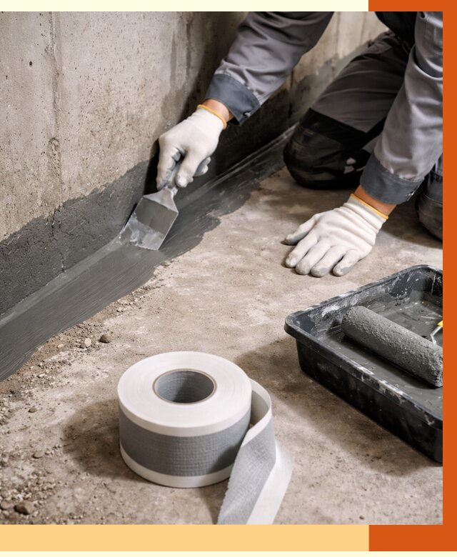 Гидроизоляция швов и герметизация стыков в Ступино от 1299 руб. | ТепломастерСтп